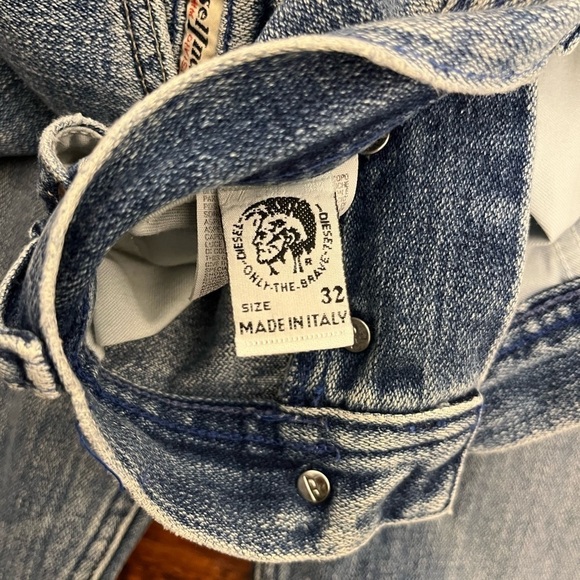 Women's Diesel Industry Jeans RN 93243 CA 25594 in Blue W32 Made In Italy - Picture 5 of 6